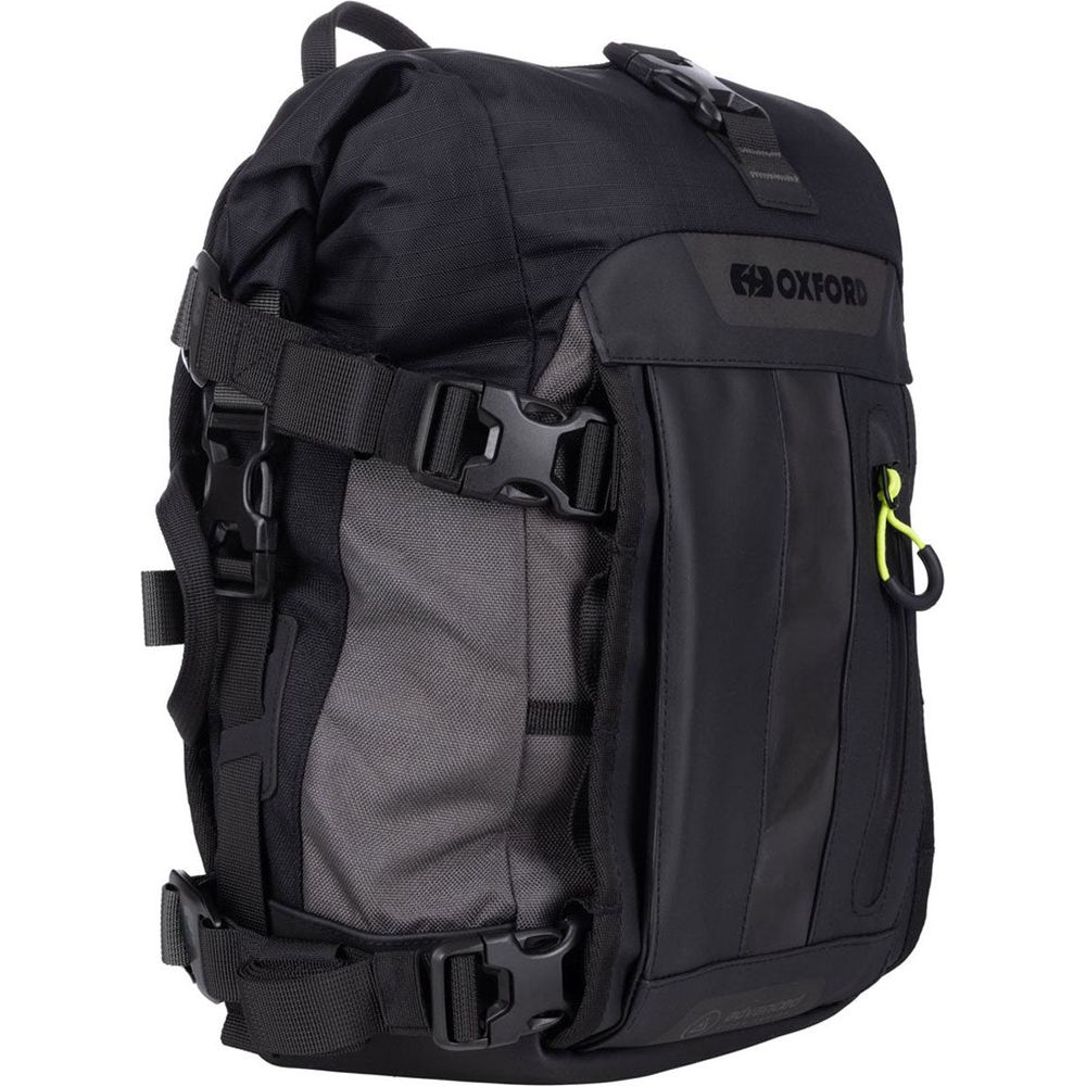 Oxford Atlas T-10 Advanced Tour Pack Charcoal / Black - 10 Liter (Image 2) - ThrottleChimp