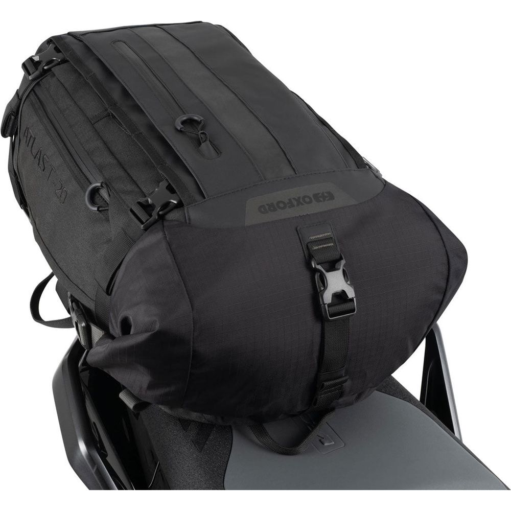 Oxford Atlas T-20 Advanced Tour Pack Black - 20 Liter (Image 2) - ThrottleChimp