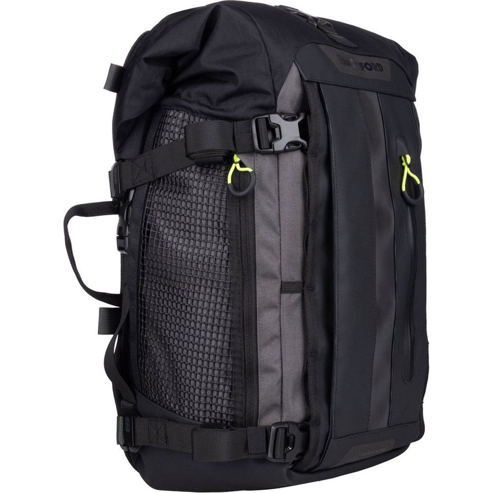 Oxford Atlas T-20 Advanced Tour Pack Charcoal / Black - 20 Liter FREE 1 YEAR Returns, FREE UK Delivery | ThrottleChimp