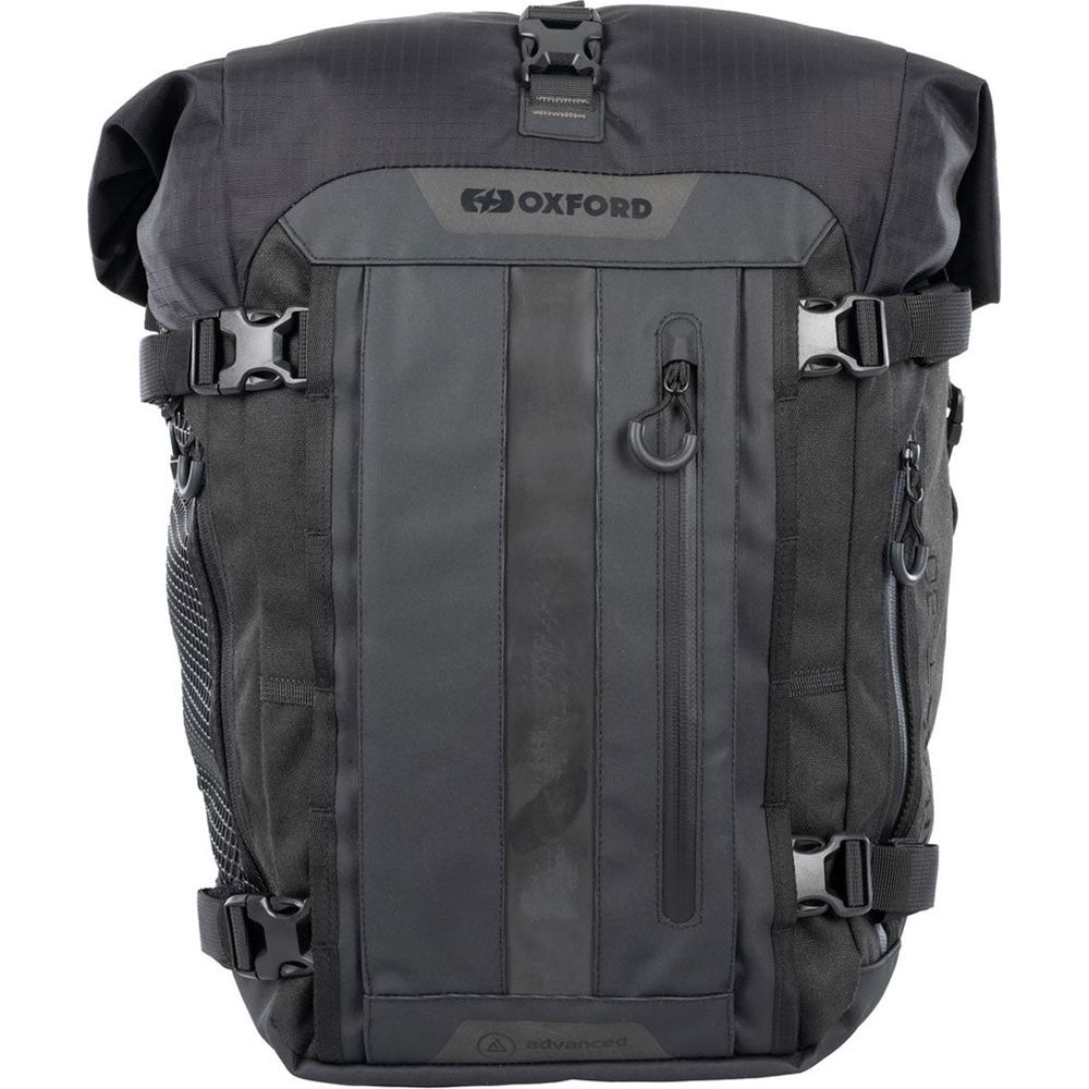 Oxford Atlas T-30 Advanced Tour Pack Black - 30 Liter - ThrottleChimp