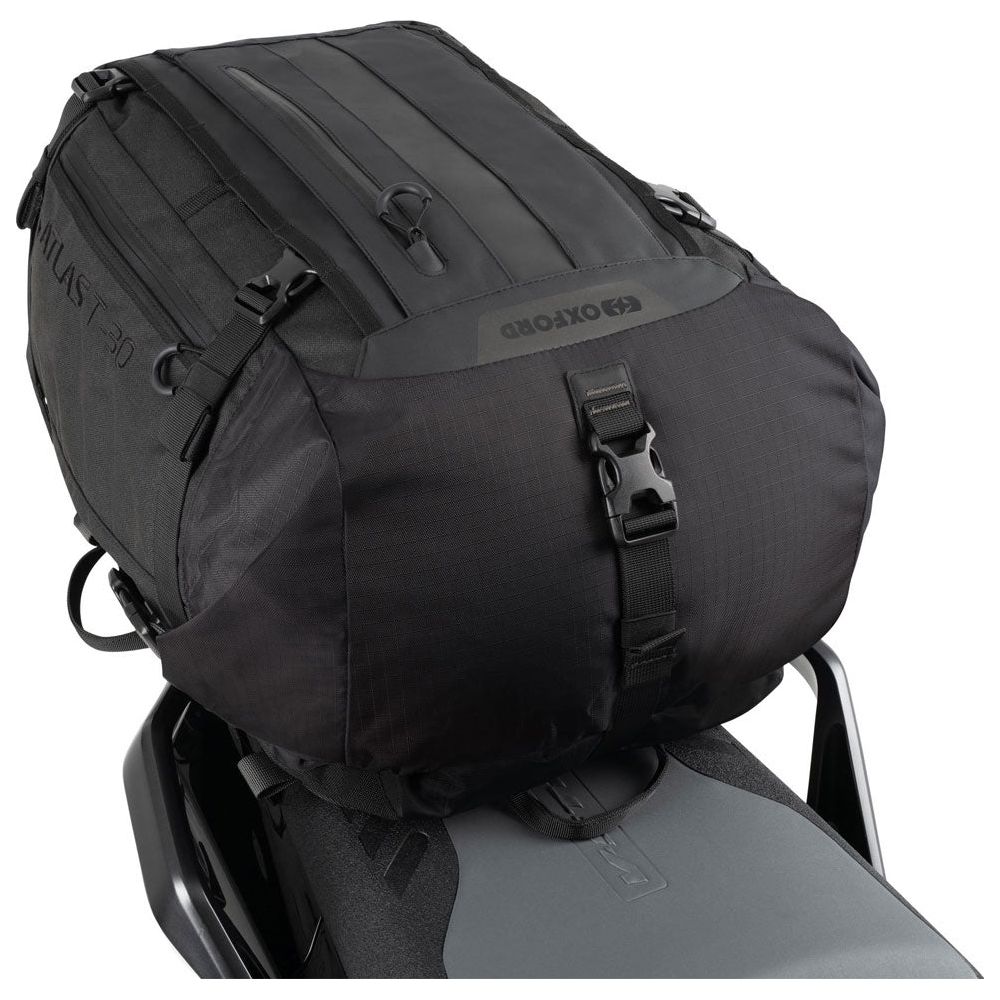 Oxford Atlas T-30 Advanced Tour Pack Black - 30 Liter (Image 2) - ThrottleChimp