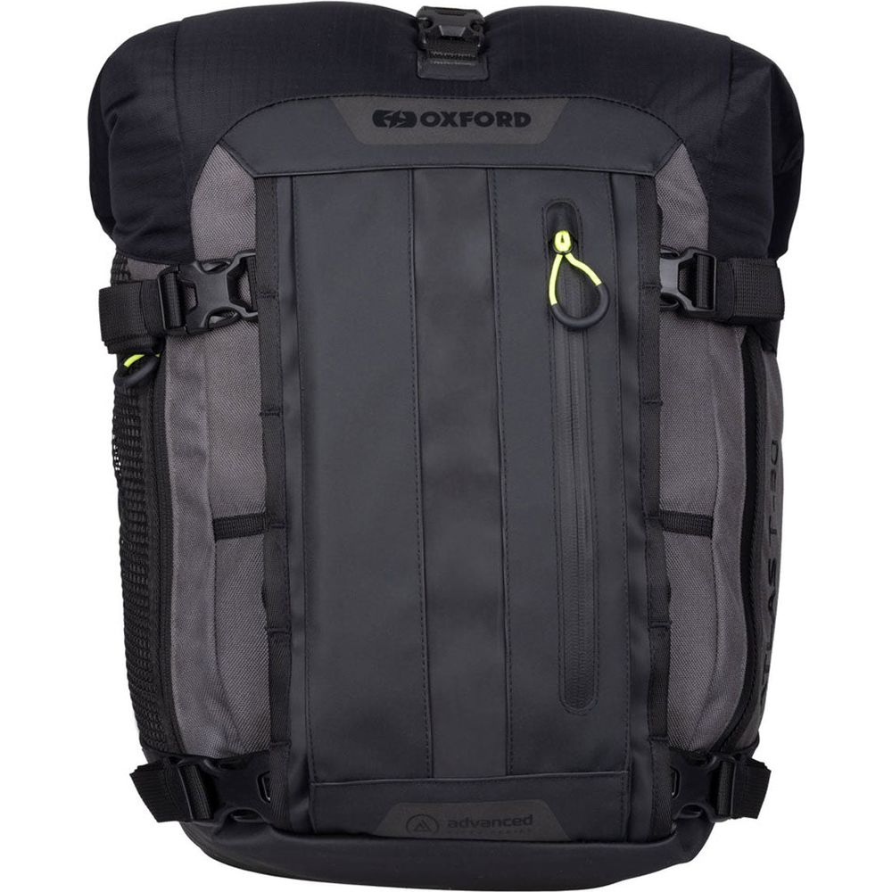 Oxford Atlas T-30 Advanced Tour Pack Charcoal / Black - 30 Liter - ThrottleChimp