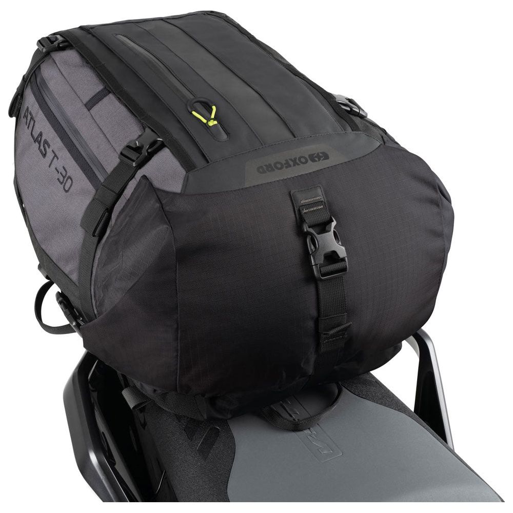 Oxford Atlas T-30 Advanced Tour Pack Charcoal / Black - 30 Liter (Image 2) - ThrottleChimp