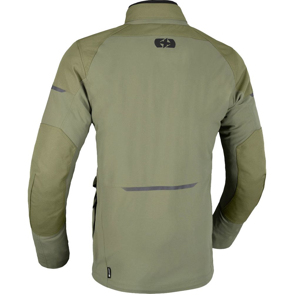 Oxford Barkston Dry2Dry Textile Jacket Khaki (Image 2) - ThrottleChimp