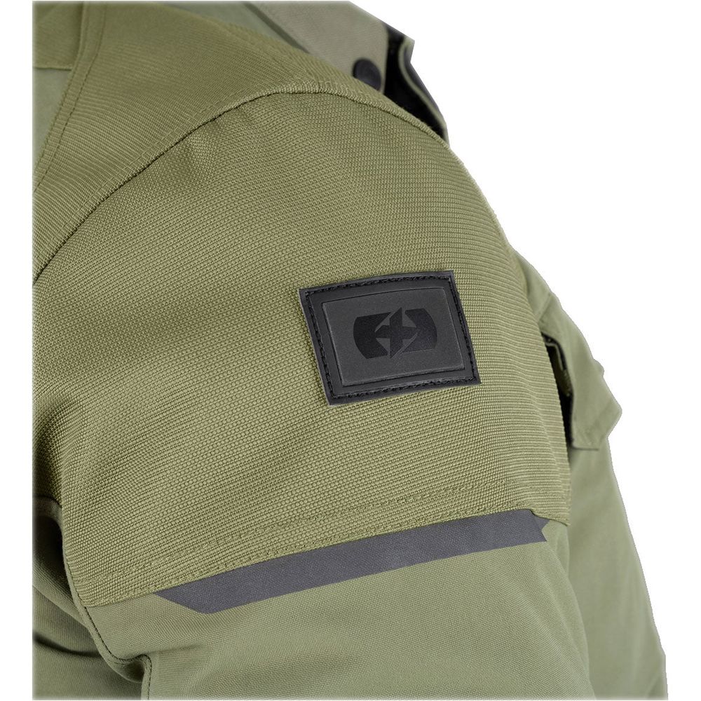 Oxford Barkston Dry2Dry Textile Jacket Khaki (Image 4) - ThrottleChimp