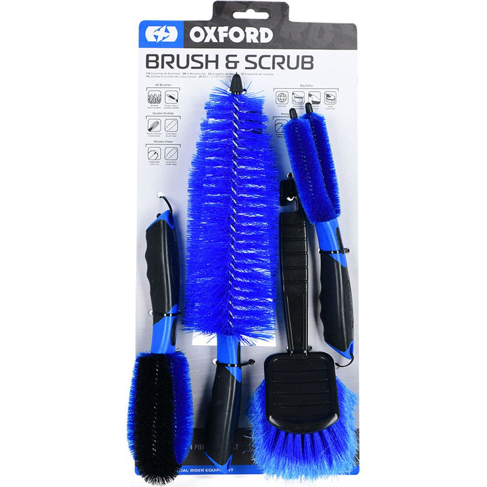 Oxford Workshop Brush & Scrub Cleaning Set (Image 2) - ThrottleChimp