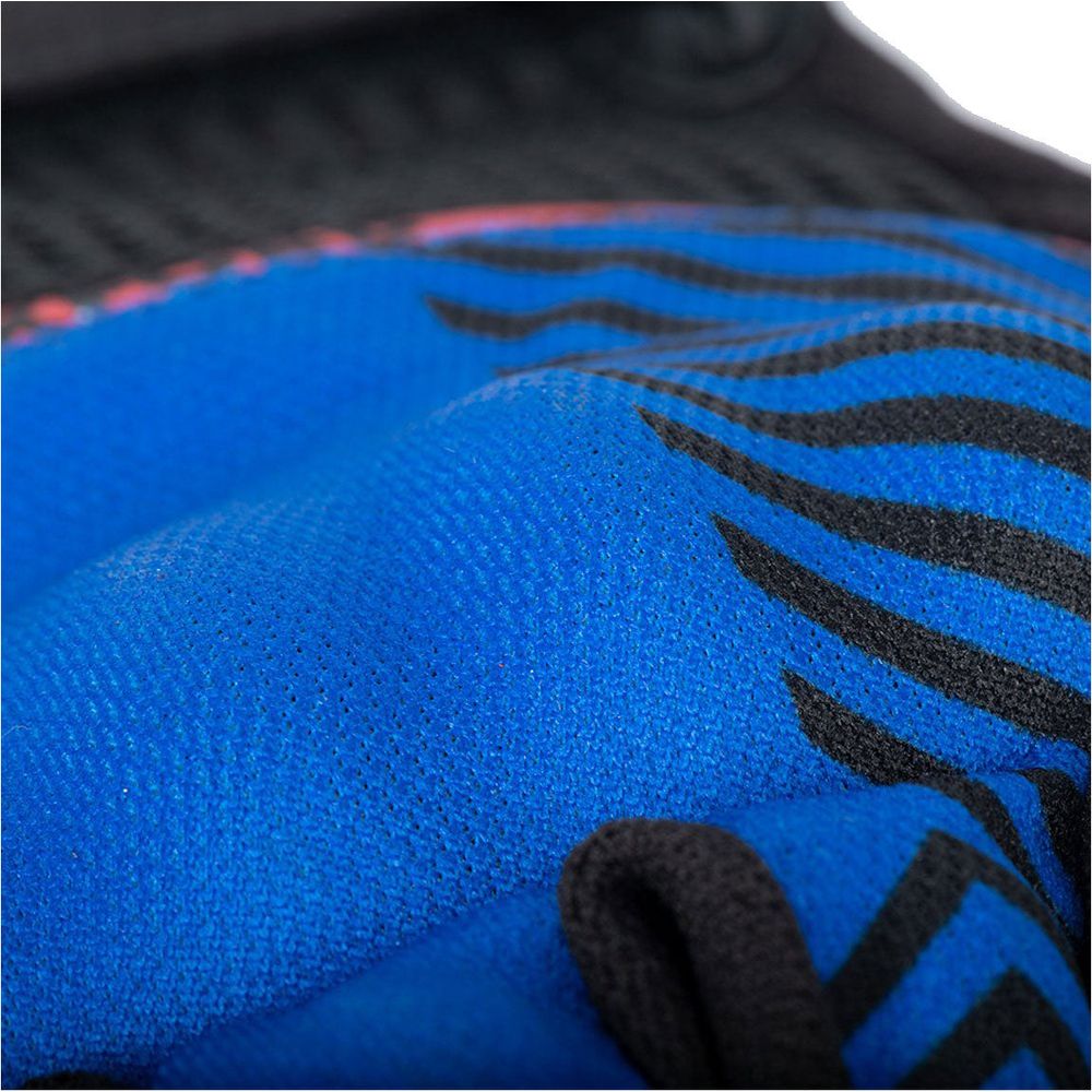 Oxford Byron Textile Gloves Blue / Red FREE 1 YEAR Returns, FREE UK Delivery | ThrottleChimp