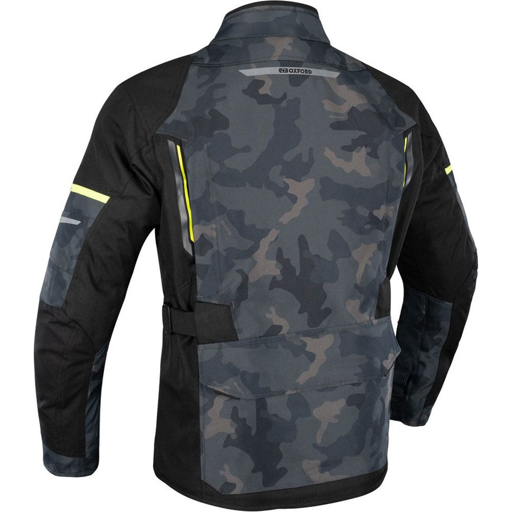 Oxford Calgary 2.0 Dry2Dry Textile Jacket Black / Camo (Image 2) - ThrottleChimp