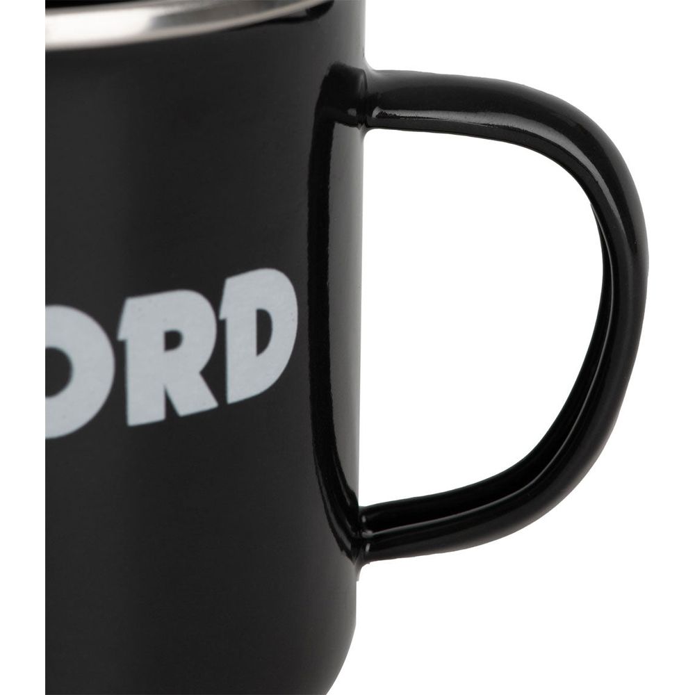 Oxford Enamel Camping Mug Black - 350ml (Image 4) - ThrottleChimp