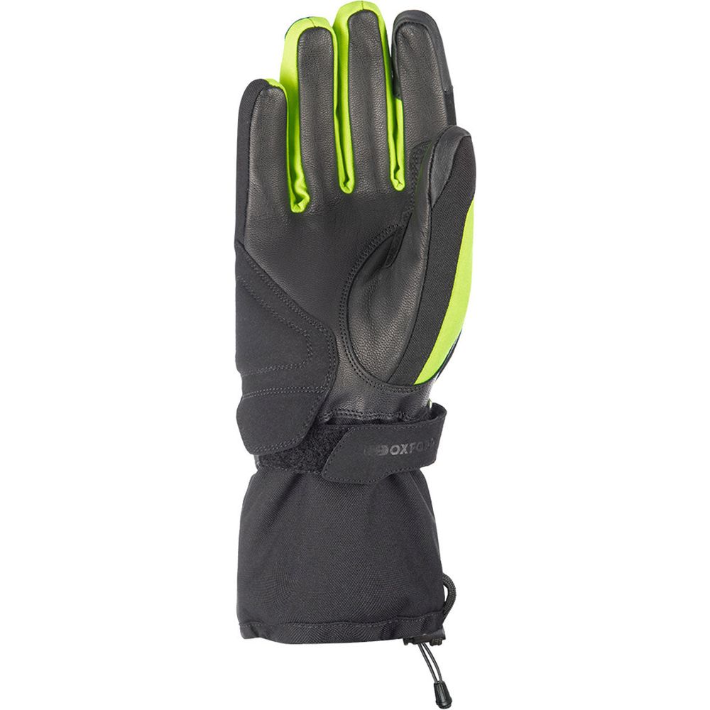 Oxford Convoy 3.0 Textile Gloves Black / Fluorescent (Image 2) - ThrottleChimp