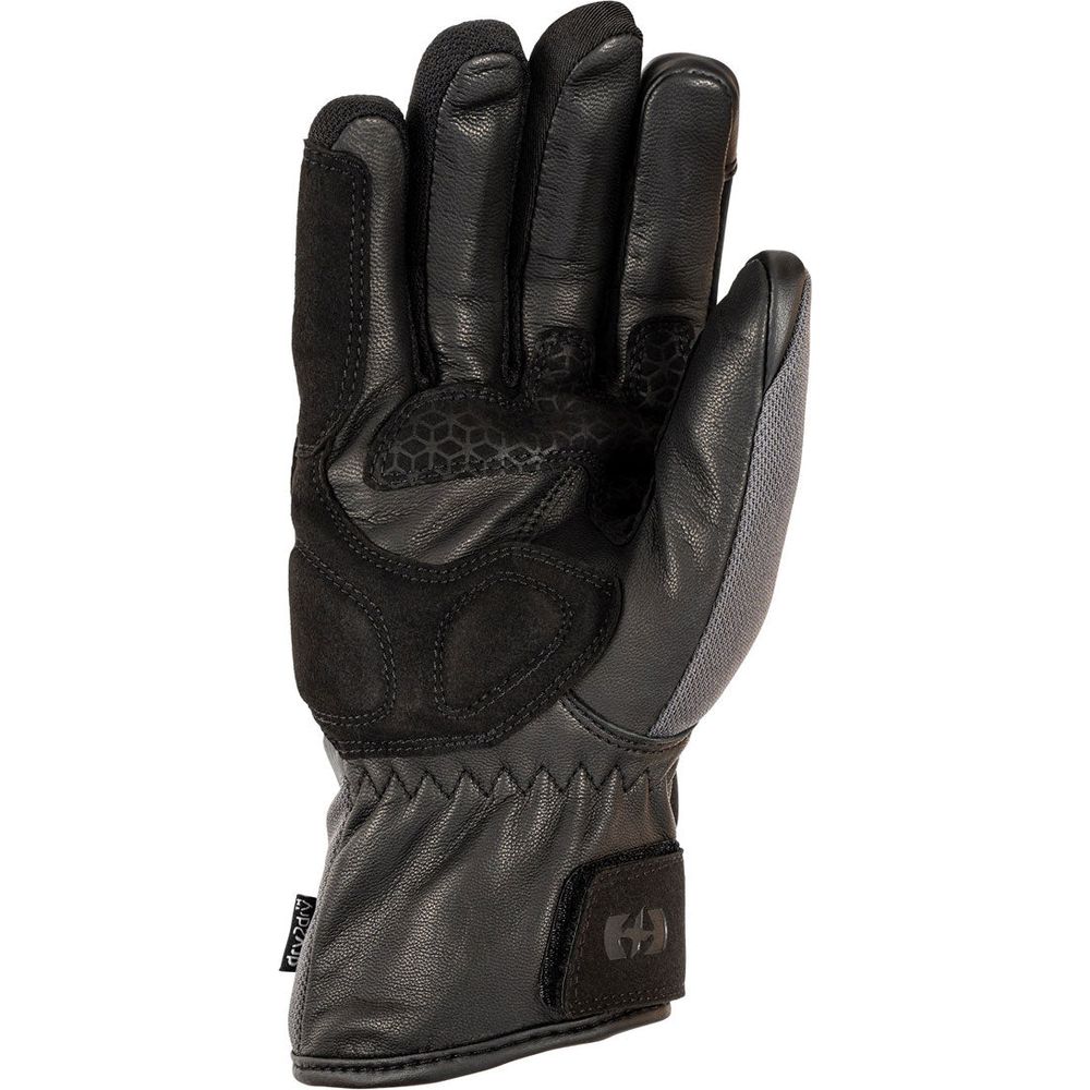 Oxford Dakar 1.0 Dry2Dry Textile Gloves Charcoal / Yellow (Image 2) - ThrottleChimp