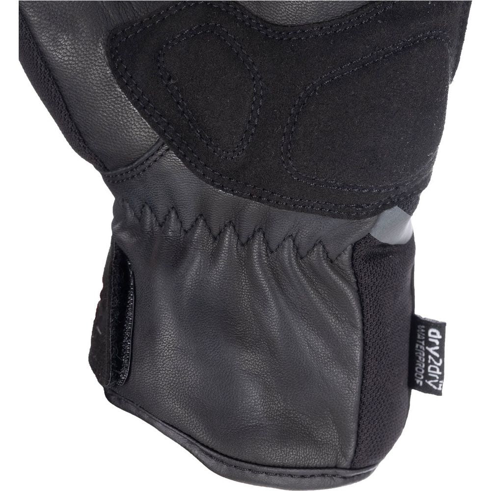 Oxford Dakar 1.0 Dry2Dry Ladies Textile Gloves Stealth Black FREE 1 YEAR Returns, FREE UK Delivery | ThrottleChimp