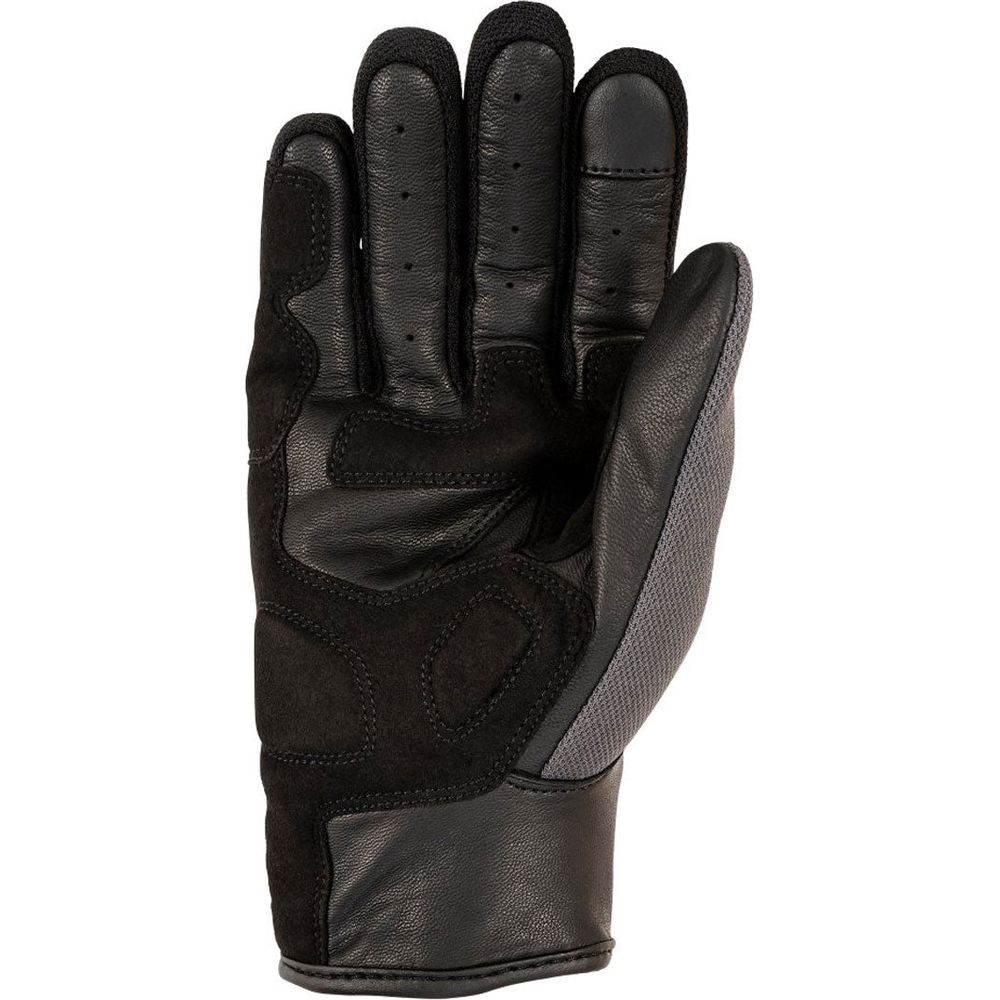 Oxford Dakar 1.0 Textile Gloves Charcoal / Yellow (Image 2) - ThrottleChimp