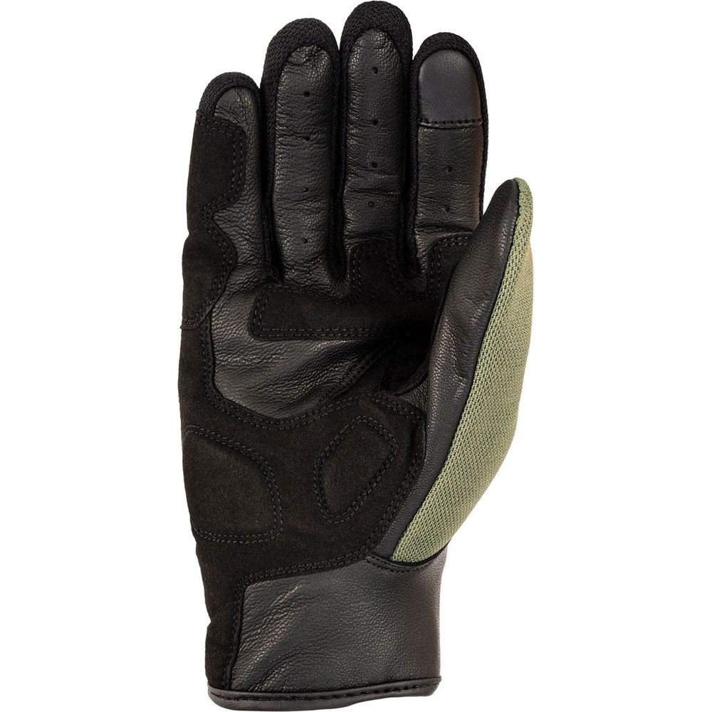 Oxford Dakar 1.0 Textile Gloves Green / Red (Image 2) - ThrottleChimp