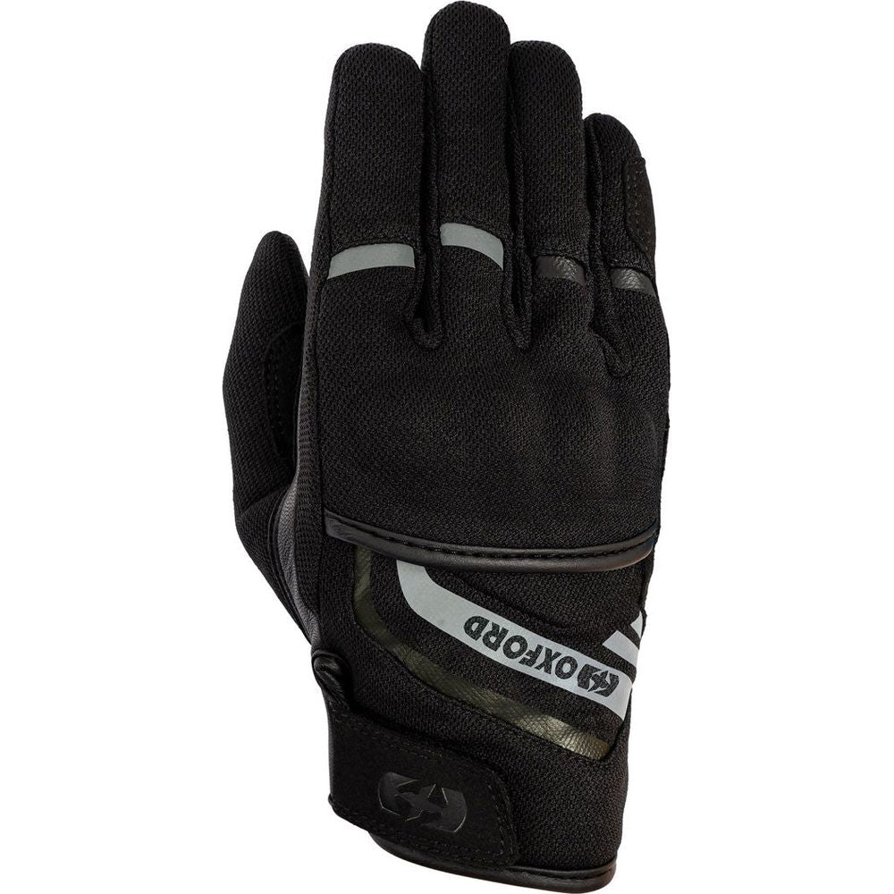 Oxford Dakar 1.0 Ladies Textile Gloves Stealth Black - ThrottleChimp