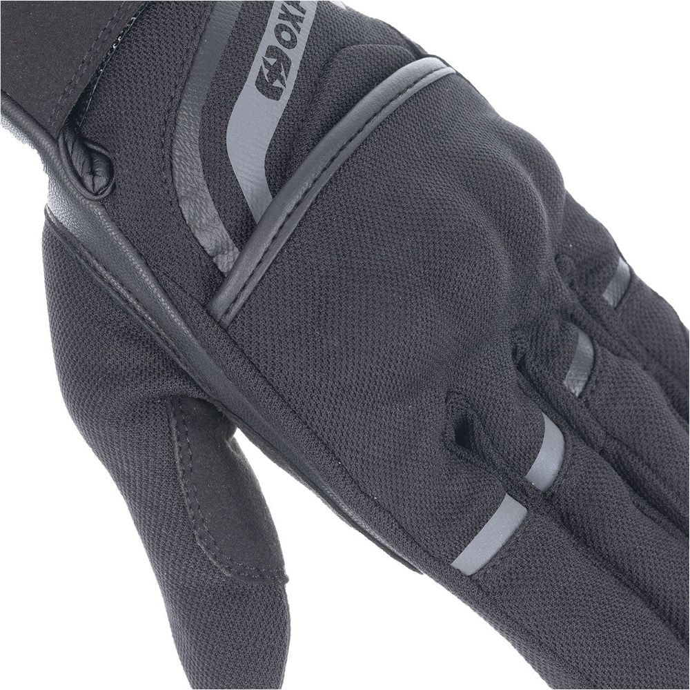 Oxford Dakar 1.0 Ladies Textile Gloves Stealth Black (Image 3) - ThrottleChimp