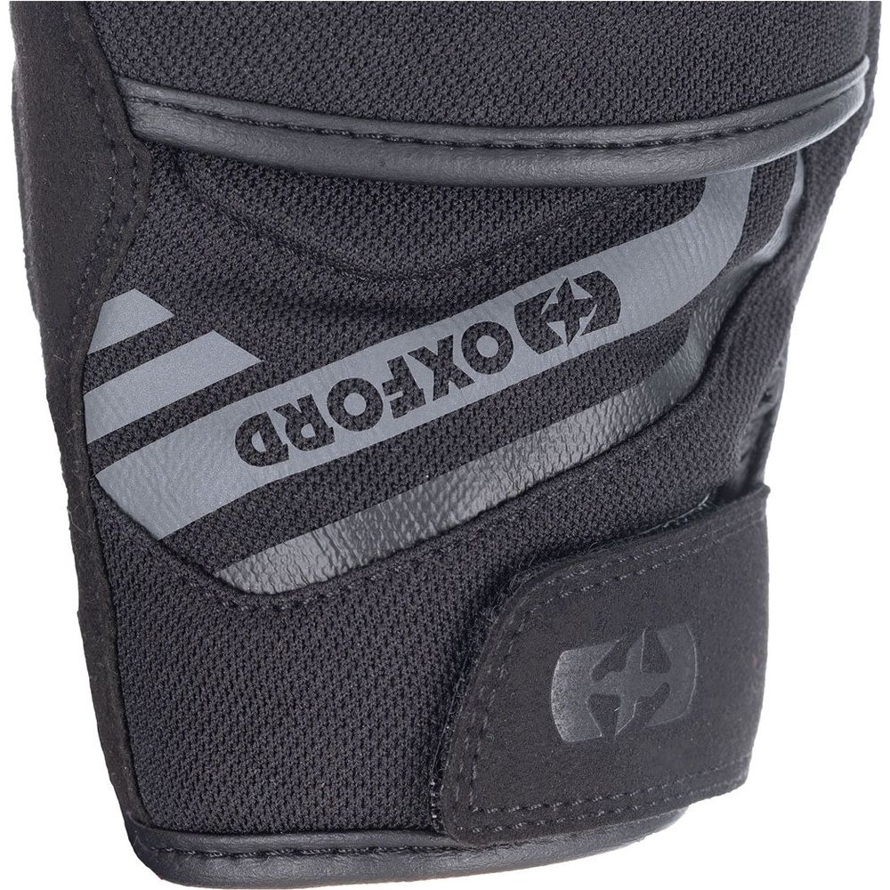 Oxford Dakar 1.0 Ladies Textile Gloves Stealth Black (Image 5) - ThrottleChimp