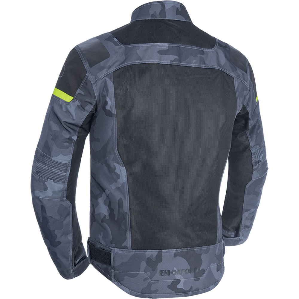 Oxford Dakar Dry2Dry Air Textile Jacket Grey Camo (Image 2) - ThrottleChimp