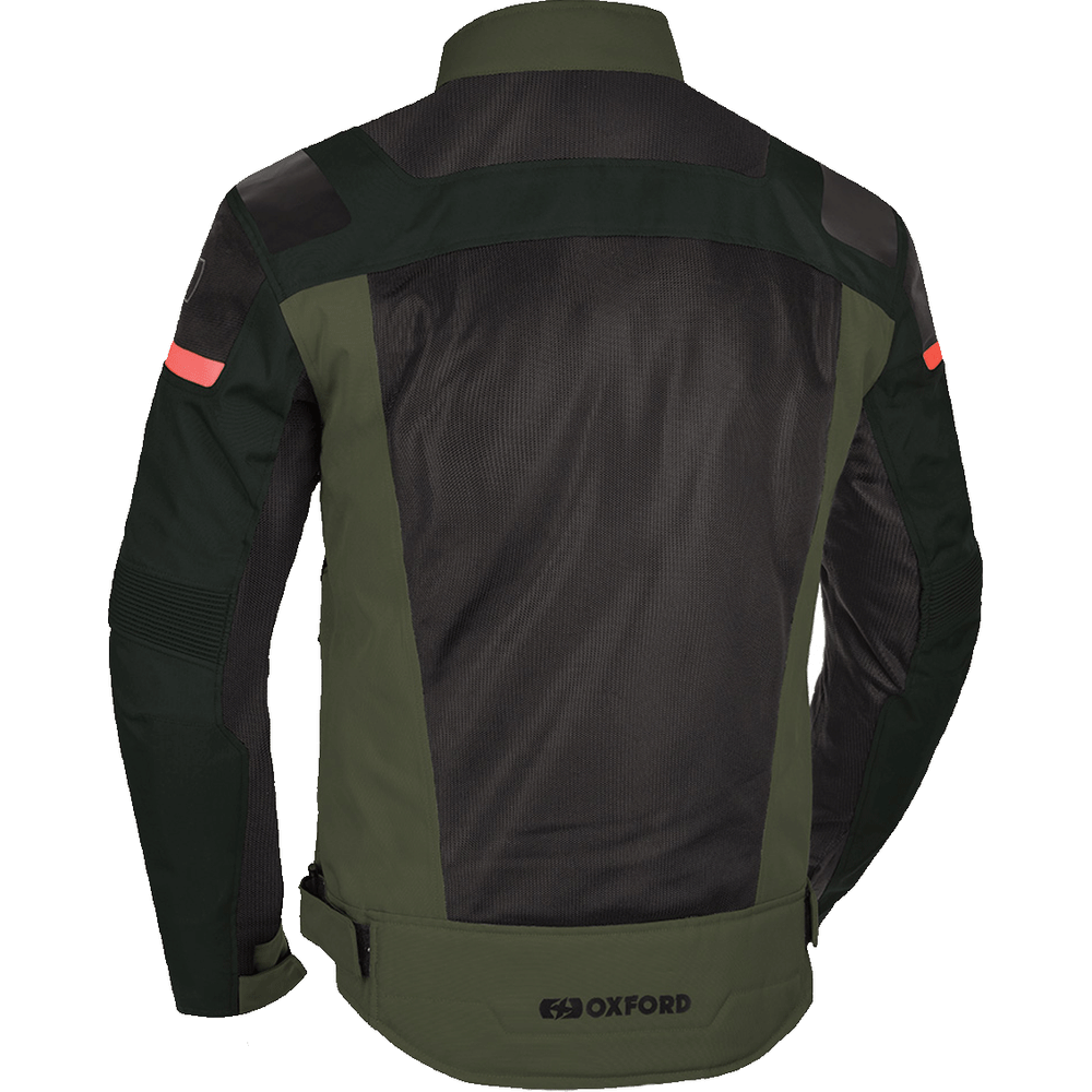 Oxford Dakar Dry2Dry Air Textile Jacket Green (Image 2) - ThrottleChimp