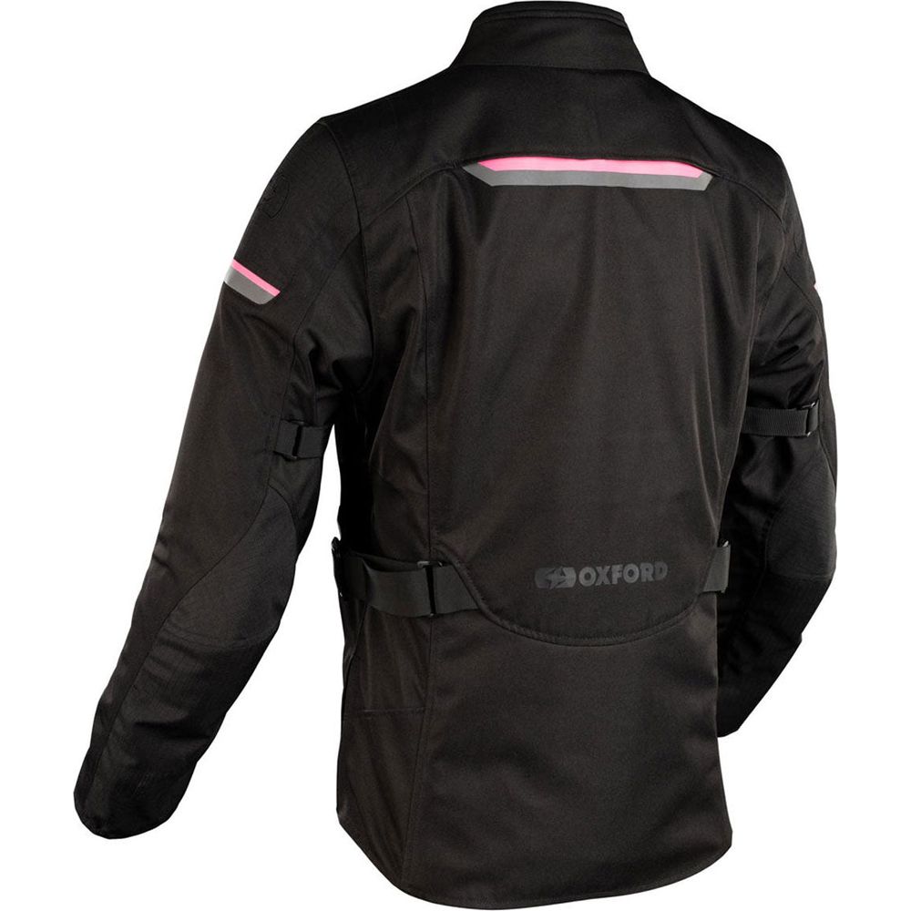 Oxford Dakota 3.0 Ladies Textile Jacket Tech Pink (Image 2) - ThrottleChimp