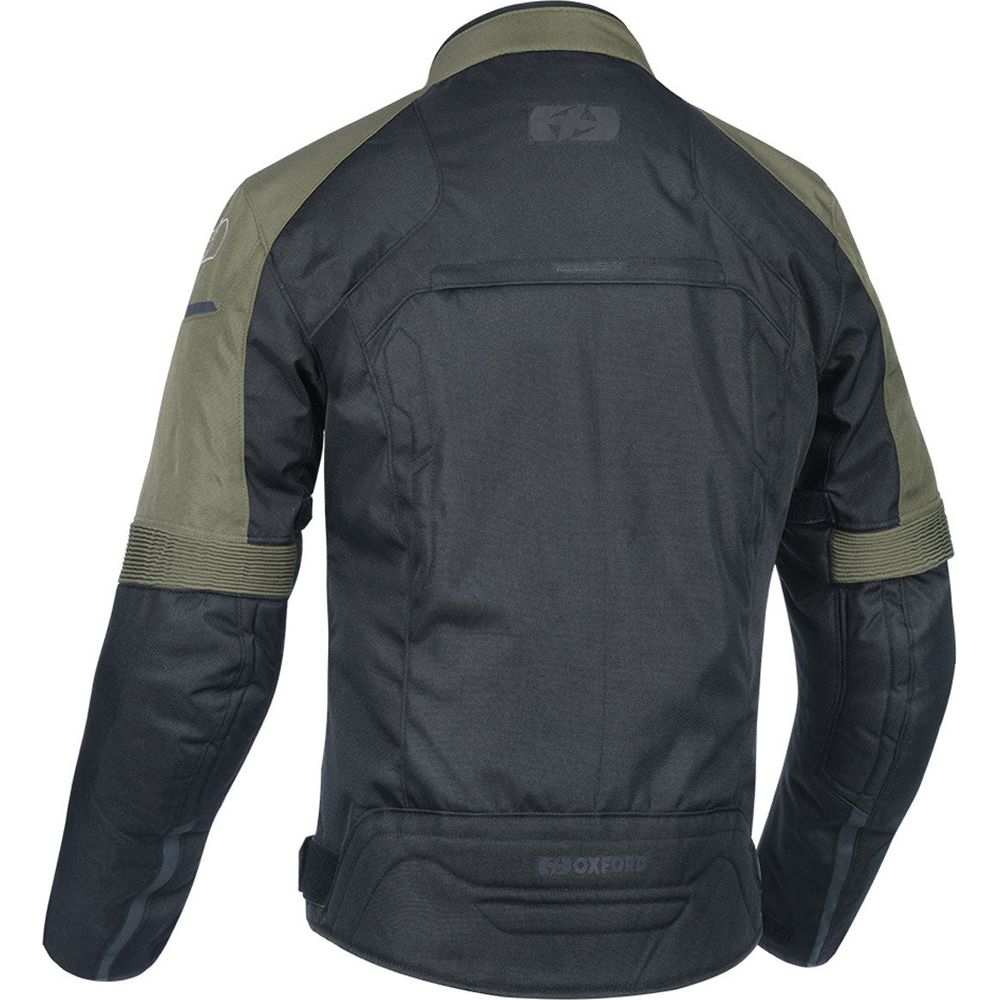 Oxford Delta 1.0 Textile Jacket Black / Green (Image 2) - ThrottleChimp