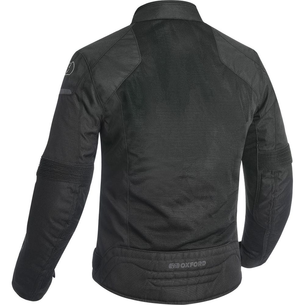 Oxford Delta 1.0 Air Textile Jacket Stealth Black (Image 2) - ThrottleChimp