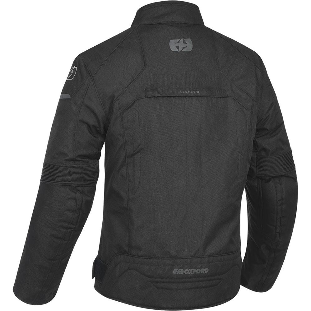 Oxford Delta 1.0 Textile Jacket Stealth Black (Image 2) - ThrottleChimp