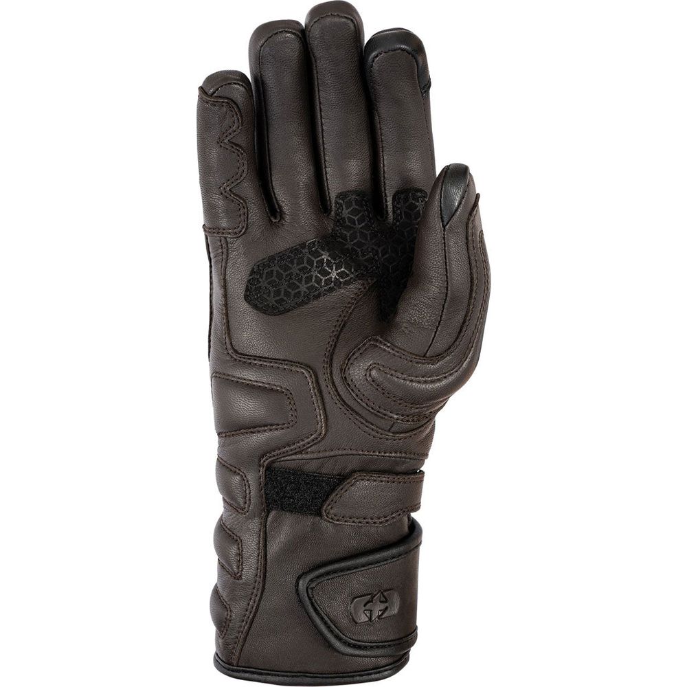 Oxford Hamilton Waterproof Ladies Leather Gloves Brown (Image 2) - ThrottleChimp