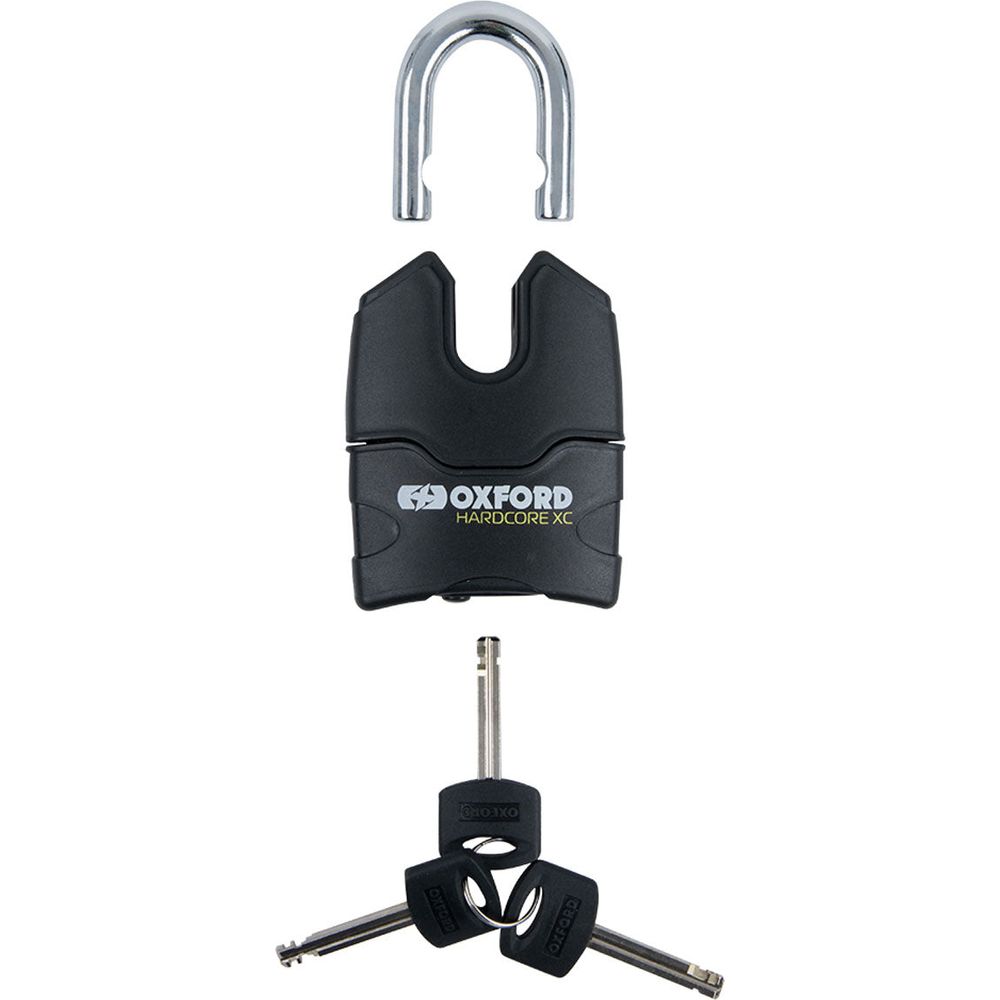 Oxford HardcoreXC13 Chain lock Black (Image 2) - ThrottleChimp