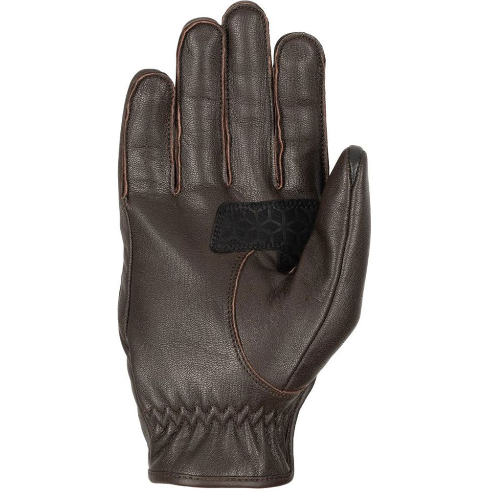 Oxford Henlow Leather Gloves Brown (Image 2) - ThrottleChimp