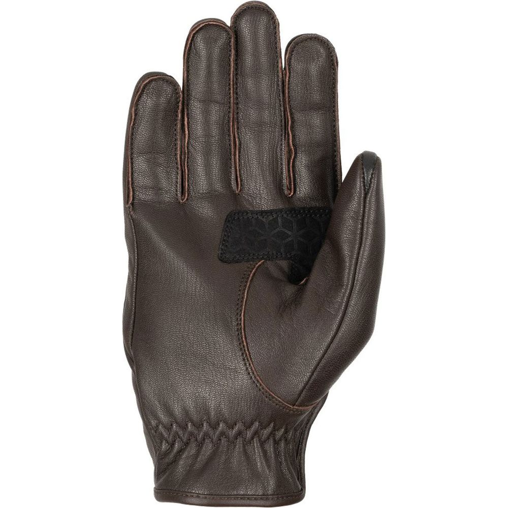 Oxford Henlow Ladies Leather Gloves Brown (Image 2) - ThrottleChimp