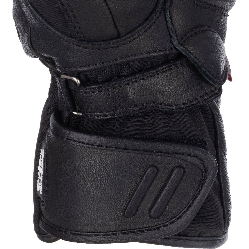 Oxford Hexham Waterproof Ladies Leather Gloves Tech Black (Image 6) - ThrottleChimp