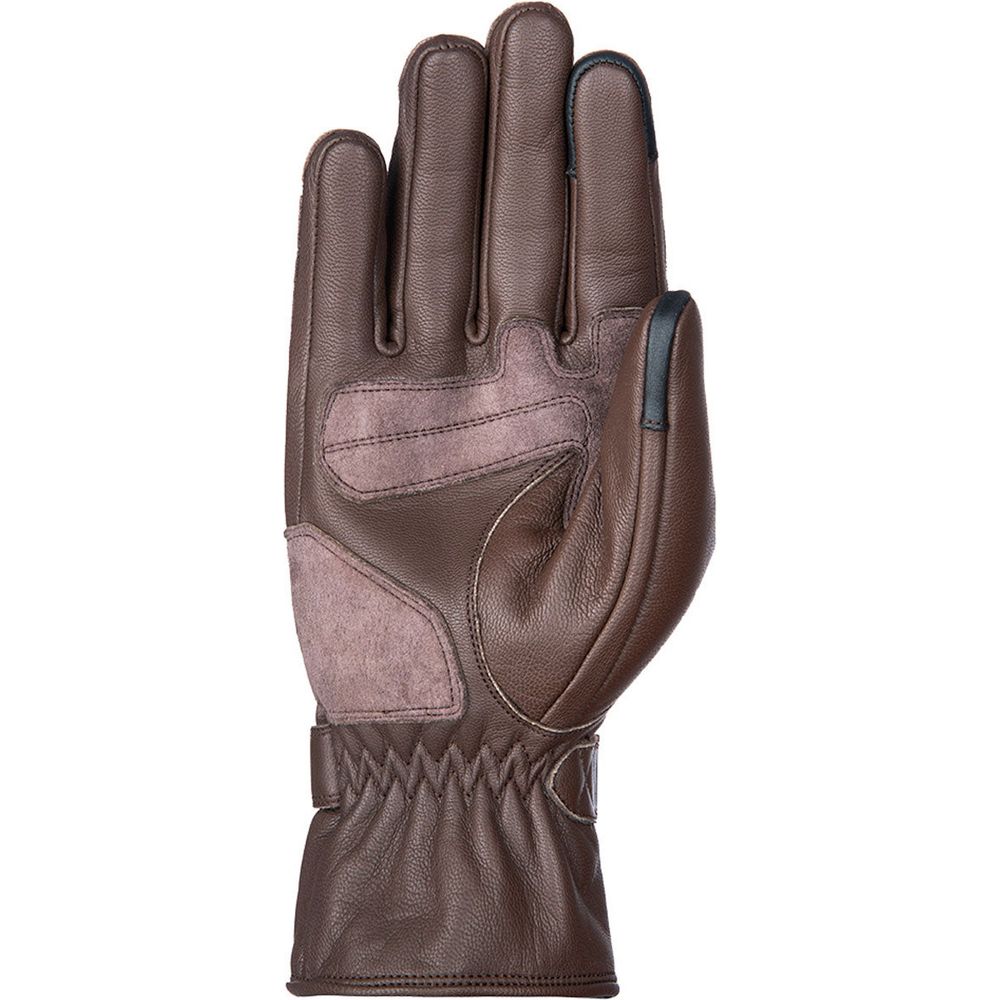 Oxford Holton 2.0 Leather Gloves Brown (Image 2) - ThrottleChimp