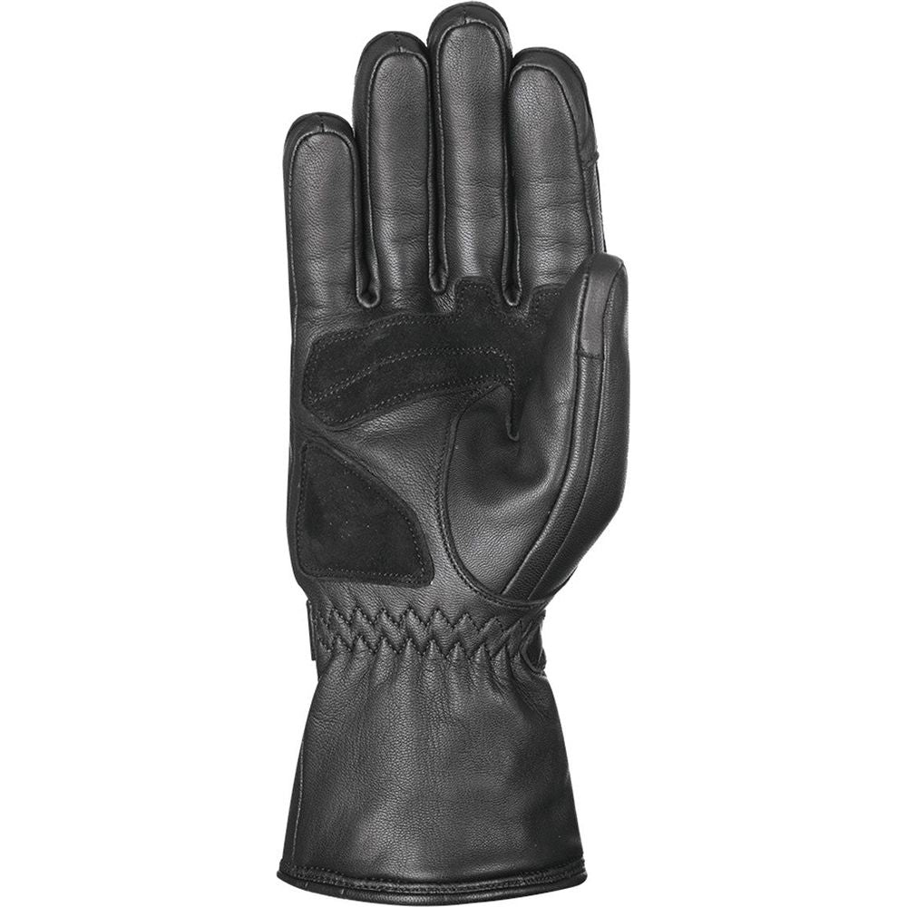 Oxford Holton Waterproof Leather Gloves Black (Image 2) - ThrottleChimp