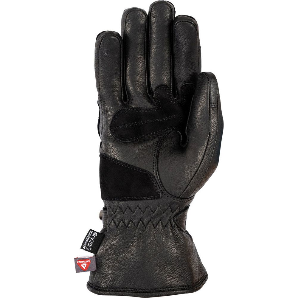 Oxford Holton Waterproof Ladies Leather Gloves Black (Image 2) - ThrottleChimp