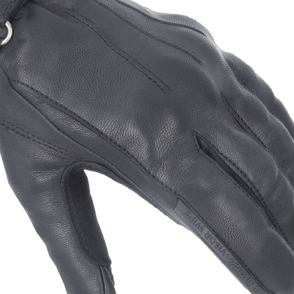 Oxford Holton Waterproof Ladies Leather Gloves Black FREE 1 YEAR Returns, FREE UK Delivery | ThrottleChimp