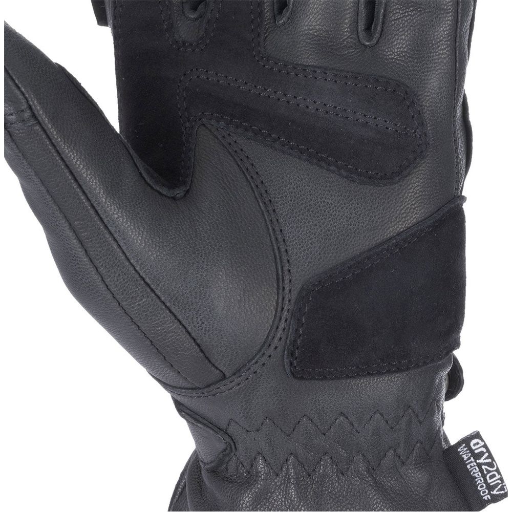 Oxford Holton Waterproof Ladies Leather Gloves Black FREE 1 YEAR Returns, FREE UK Delivery | ThrottleChimp