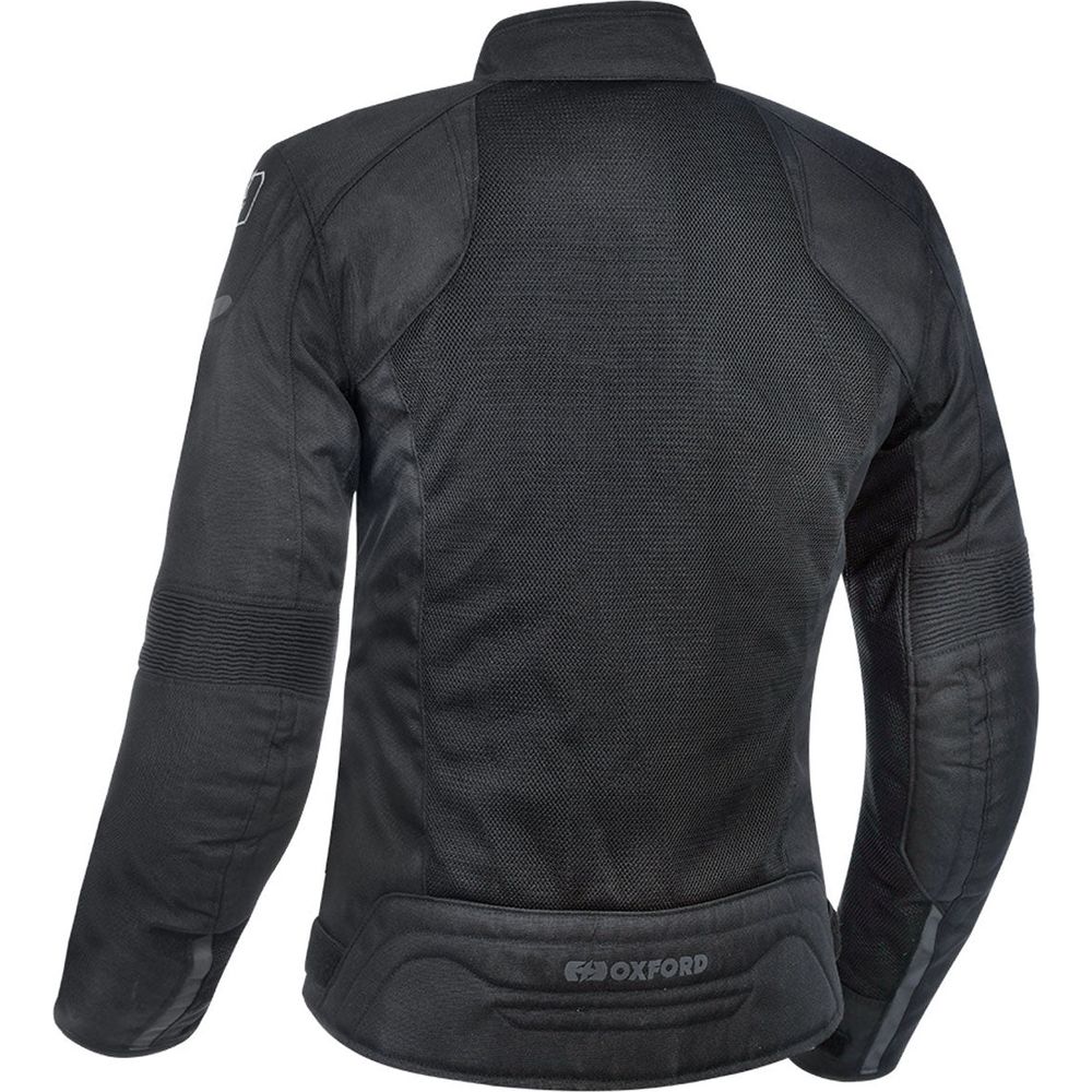 Oxford Iota 1.0 Air Ladies Textile Jacket Stealth Black (Image 2) - ThrottleChimp