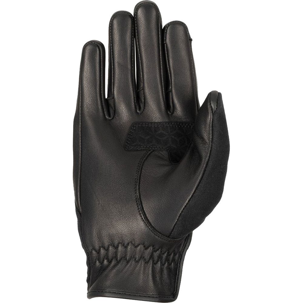 Oxford Kickback Leather Gloves Black (Image 2) - ThrottleChimp