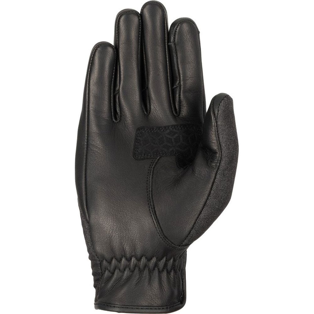 Oxford Kickback Leather Gloves Charcoal Grey (Image 2) - ThrottleChimp