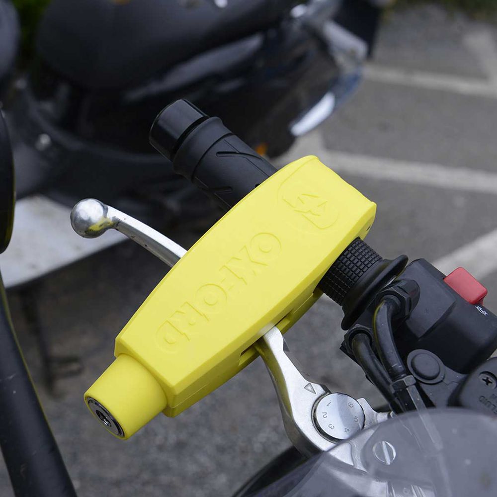 Oxford Lever Lock Yellow FREE 1 YEAR Returns, FREE UK Delivery | ThrottleChimp