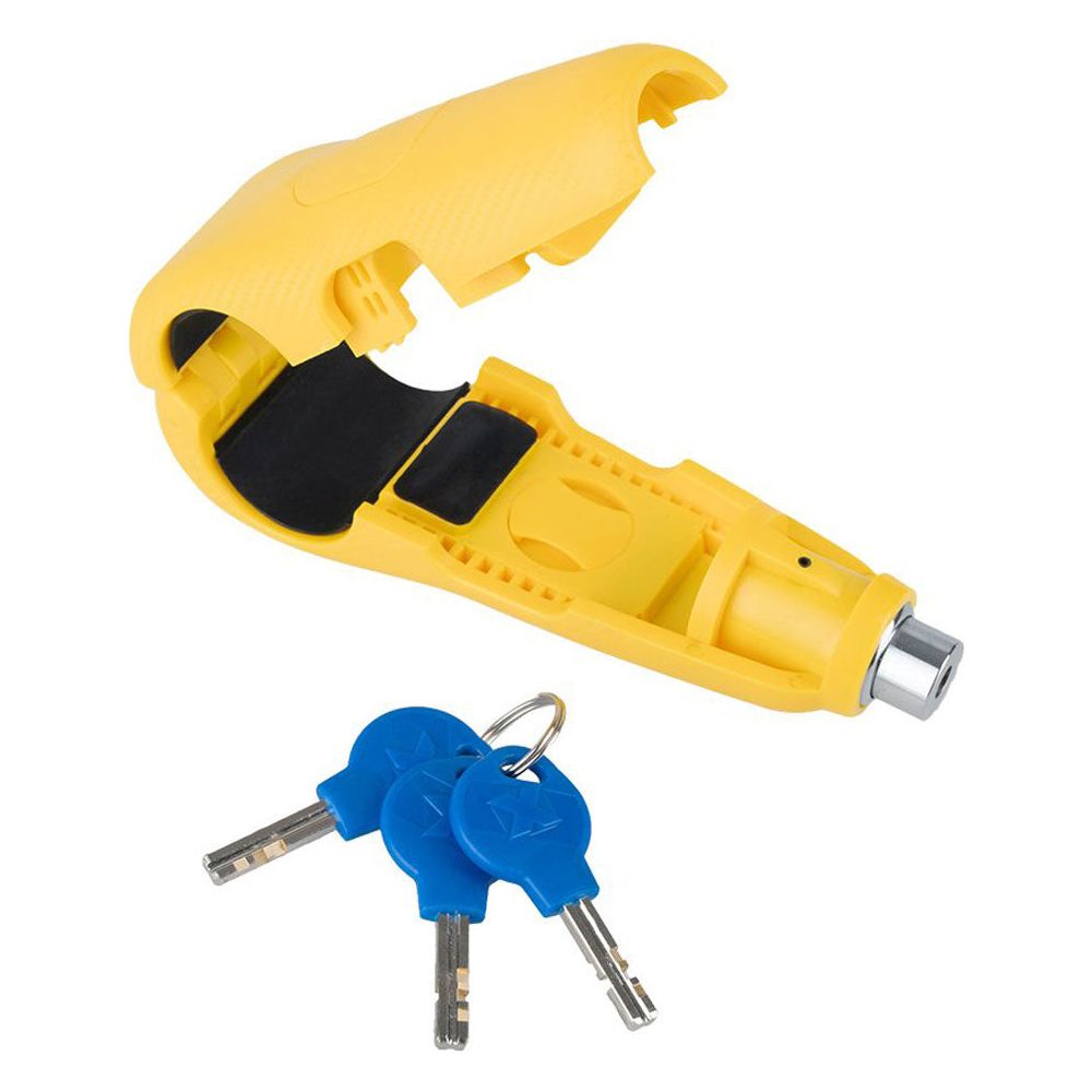 Oxford Alarm Lever Lock Yellow FREE 1 YEAR Returns, FREE UK Delivery | ThrottleChimp