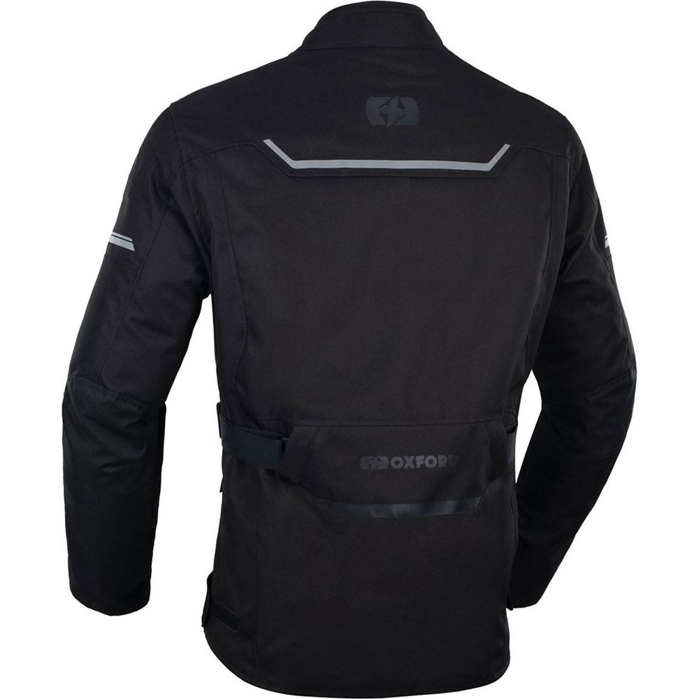 Oxford Metro 2.0 Textile Jacket Stealth Black (Image 2) - ThrottleChimp