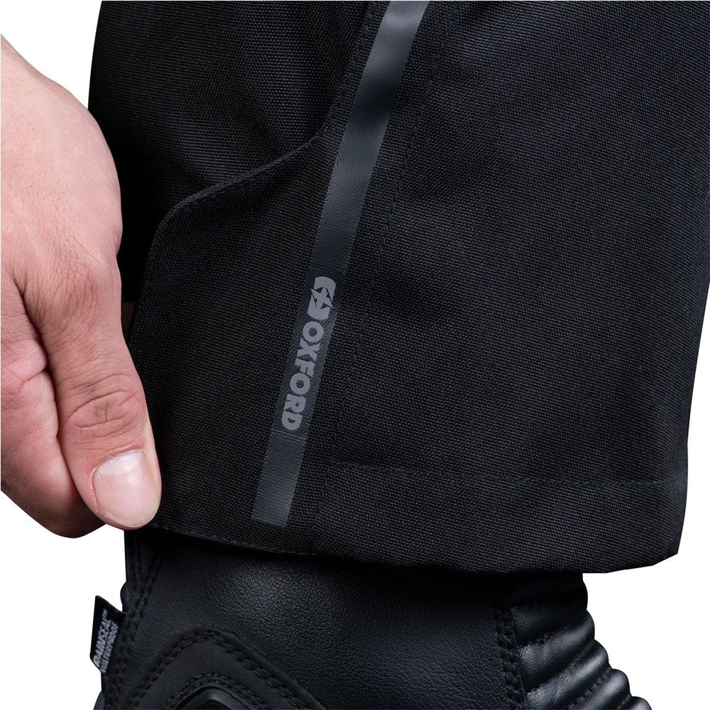 Oxford Metro 2.0 Textile Trouser Stealth Black (Image 5) - ThrottleChimp