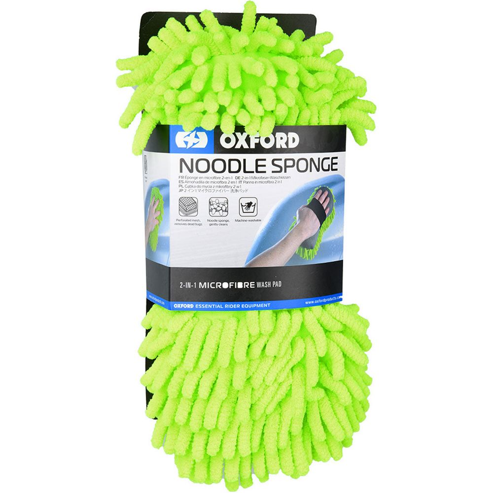 Oxford Microfibre Noodle Sponge Fluo Green - ThrottleChimp