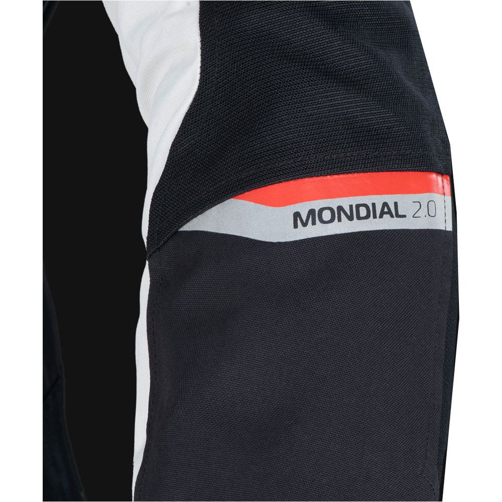 Oxford Mondial 2.0 Ladies Textile Jacket Arctic / Black (Image 5) - ThrottleChimp