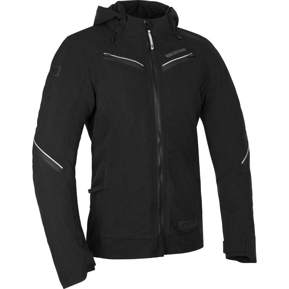 Oxford Mondial Street Dry2Dry Ladies Textile Jacket Black - ThrottleChimp