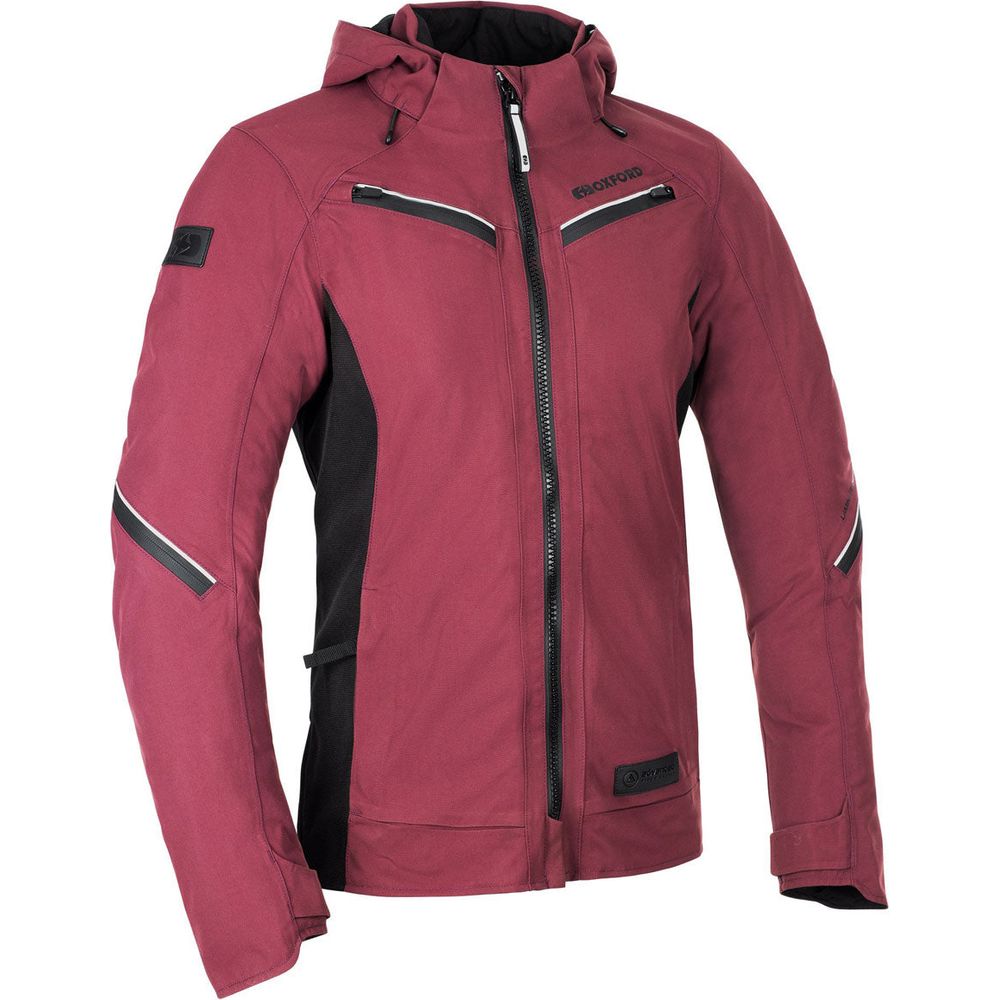 Oxford Mondial Street Dry2Dry Ladies Textile Jacket Plum - ThrottleChimp