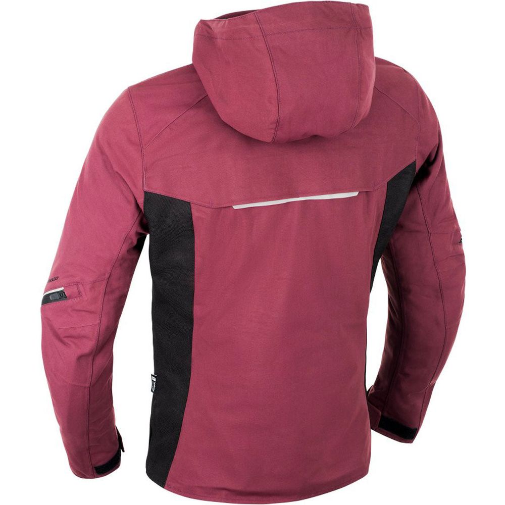 Oxford Mondial Street Dry2Dry Ladies Textile Jacket Plum (Image 2) - ThrottleChimp