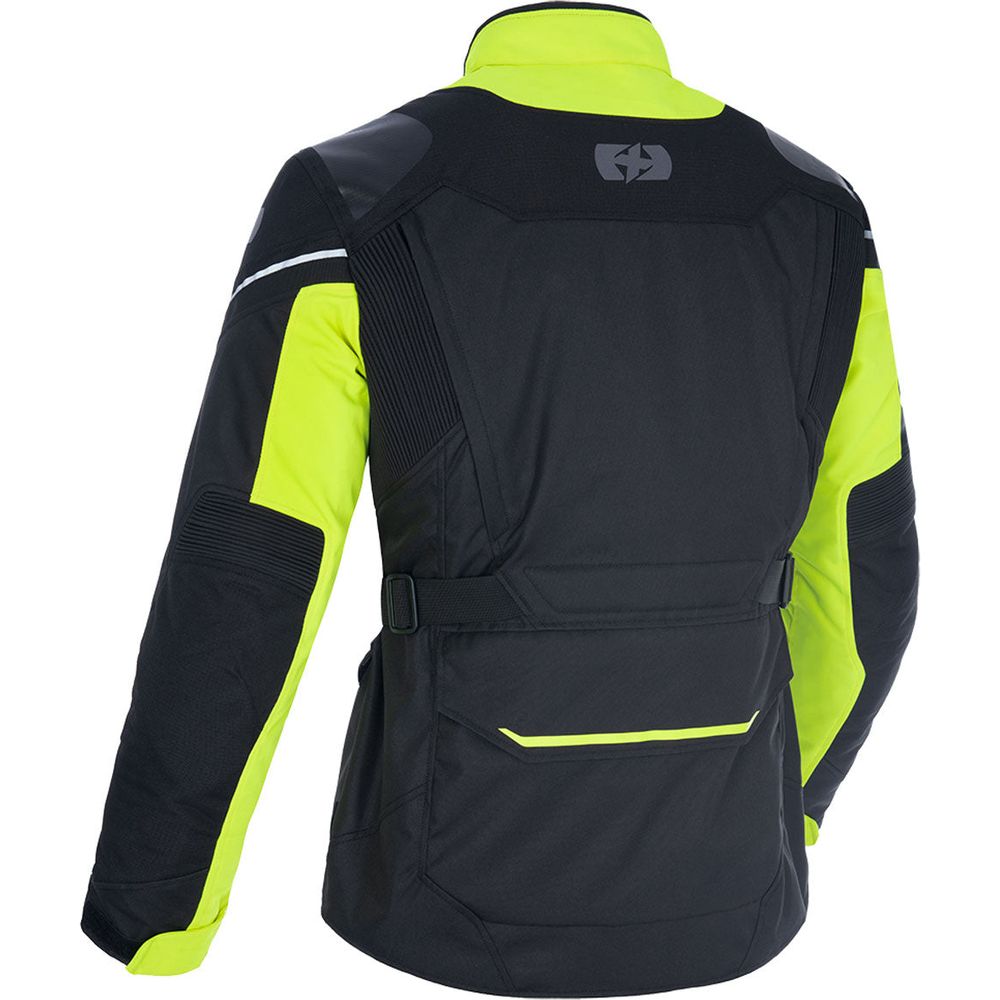 Oxford Montreal 4.0 Dry2Dry Textile Jacket Black / Fluo Yellow (Image 2) - ThrottleChimp